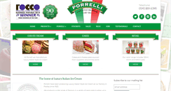 Desktop Screenshot of porrelli.com