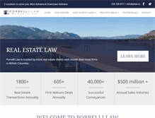 Tablet Screenshot of porrelli.ca